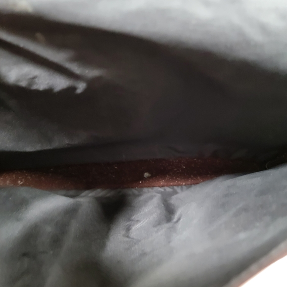 LE DONNE COLOMBIAN LEATHER FLAP SHOULDER BAGBUSINESSTRAVEL BRIEFCASE. Lap Top - Picture 6 of 10